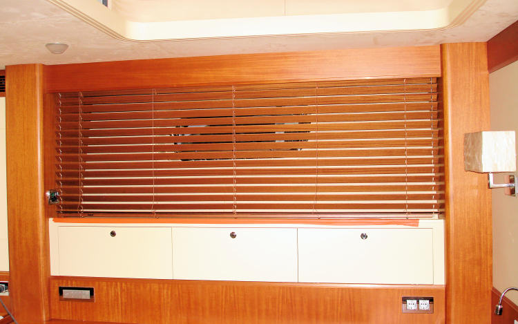 Bespoke blinds for boats